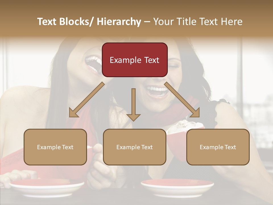 Cheerful Bar Laughing PowerPoint Template