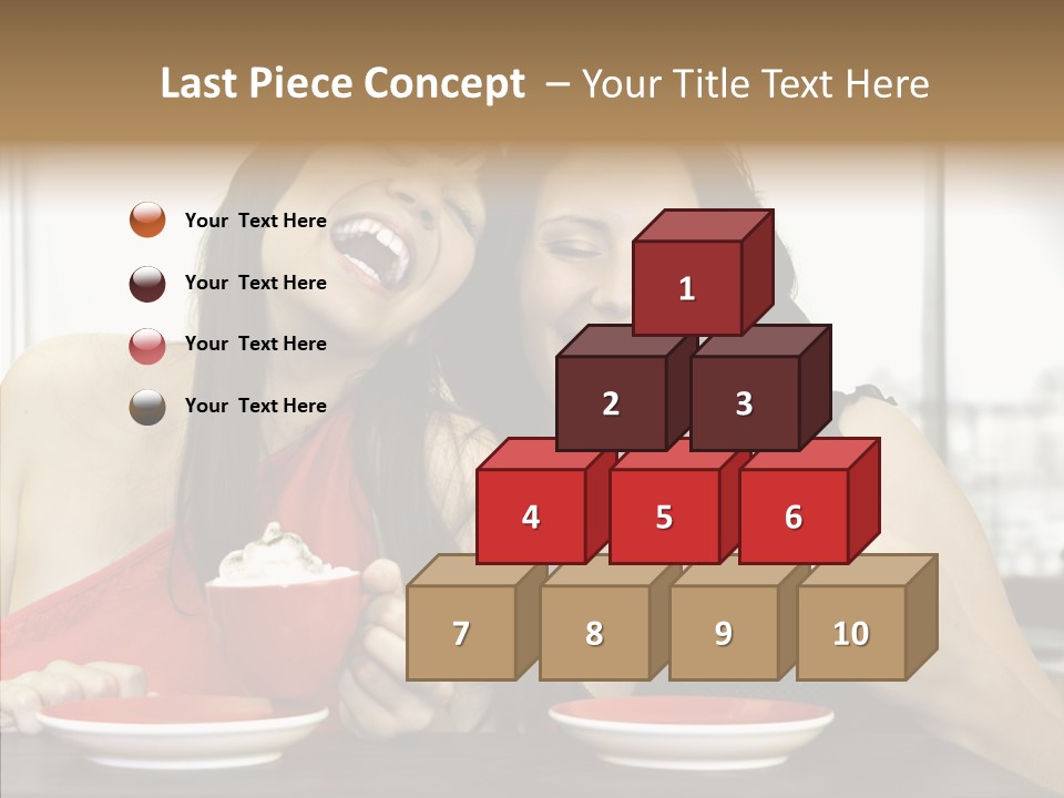 Cheerful Bar Laughing PowerPoint Template