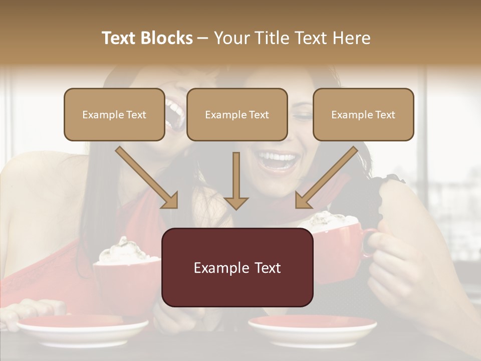 Cheerful Bar Laughing PowerPoint Template