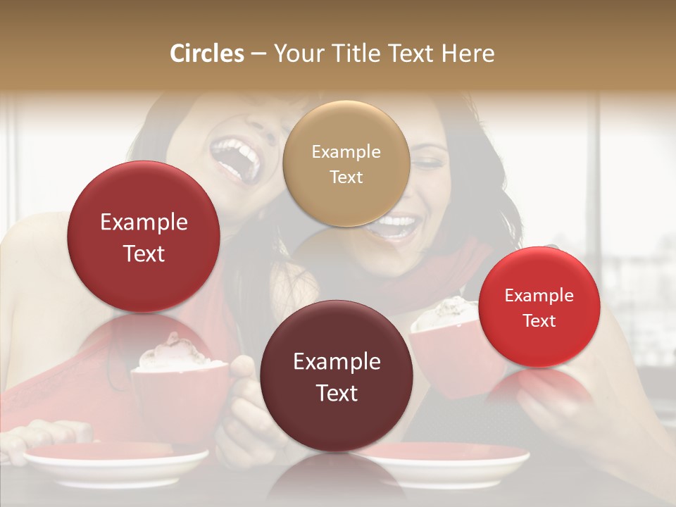 Cheerful Bar Laughing PowerPoint Template