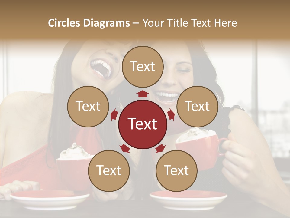 Cheerful Bar Laughing PowerPoint Template