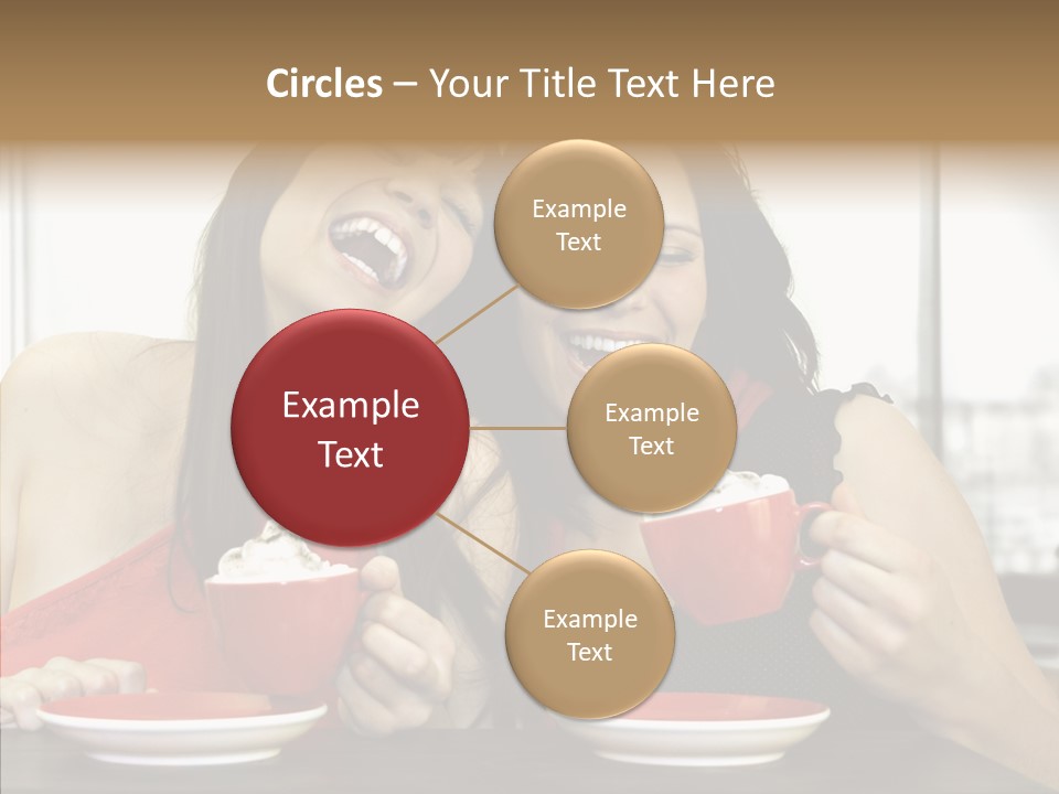 Cheerful Bar Laughing PowerPoint Template