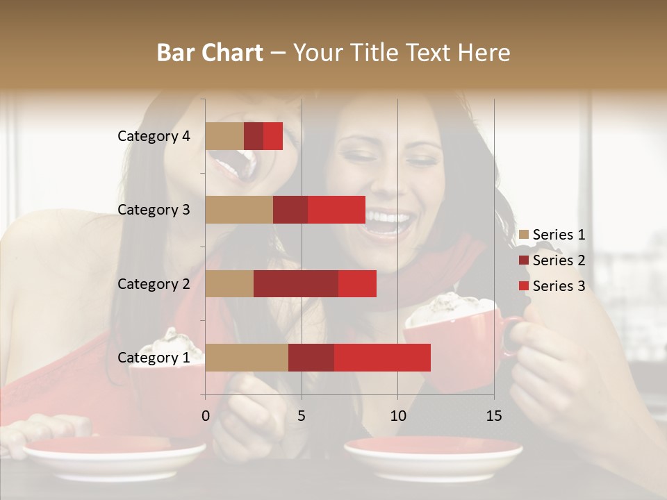 Cheerful Bar Laughing PowerPoint Template