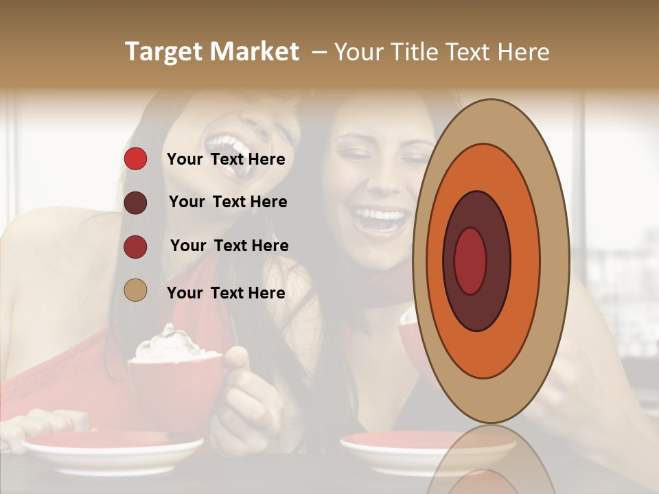 Cheerful Bar Laughing PowerPoint Template