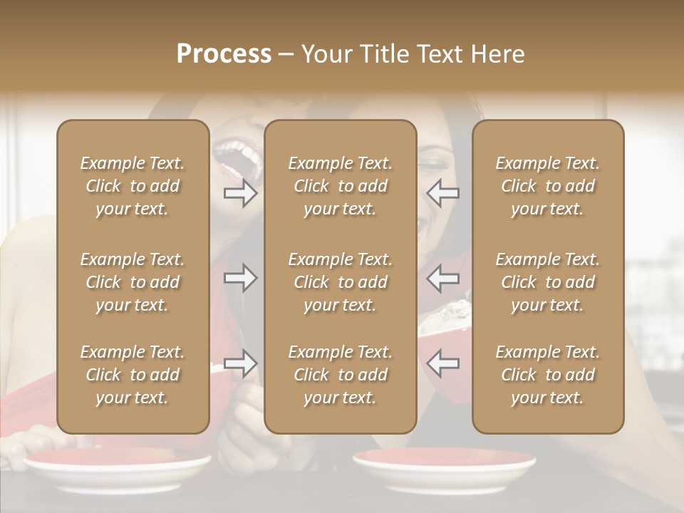 Cheerful Bar Laughing PowerPoint Template
