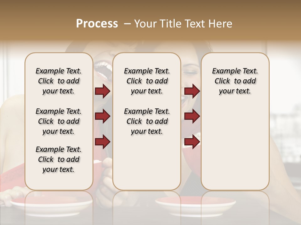 Cheerful Bar Laughing PowerPoint Template
