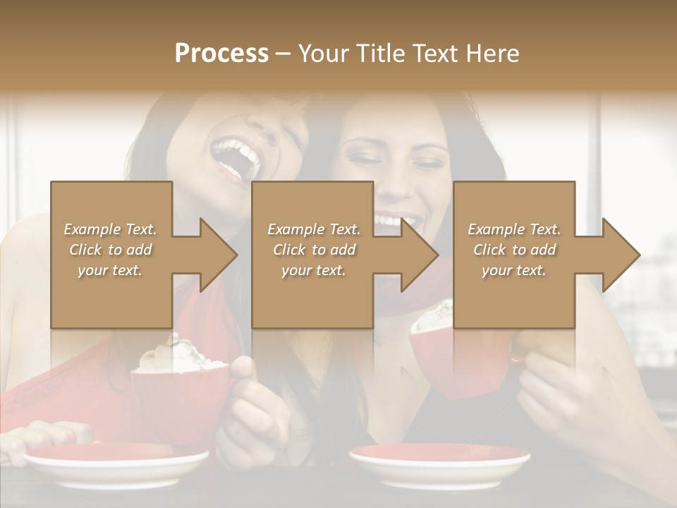 Cheerful Bar Laughing PowerPoint Template