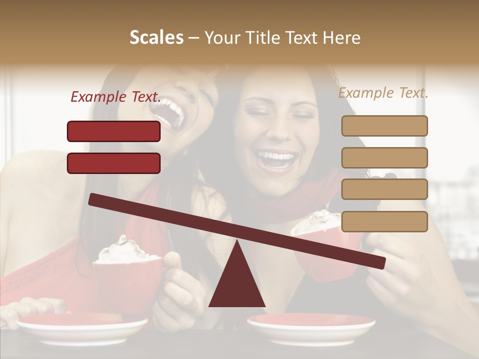Cheerful Bar Laughing PowerPoint Template