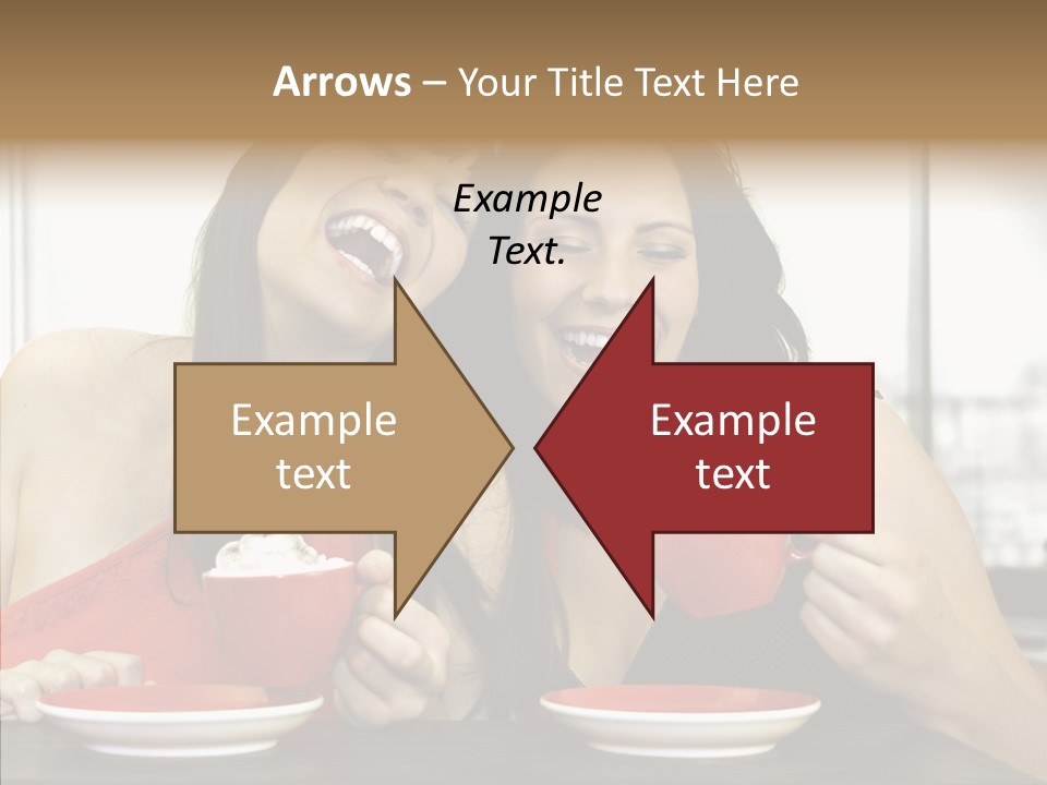 Cheerful Bar Laughing PowerPoint Template