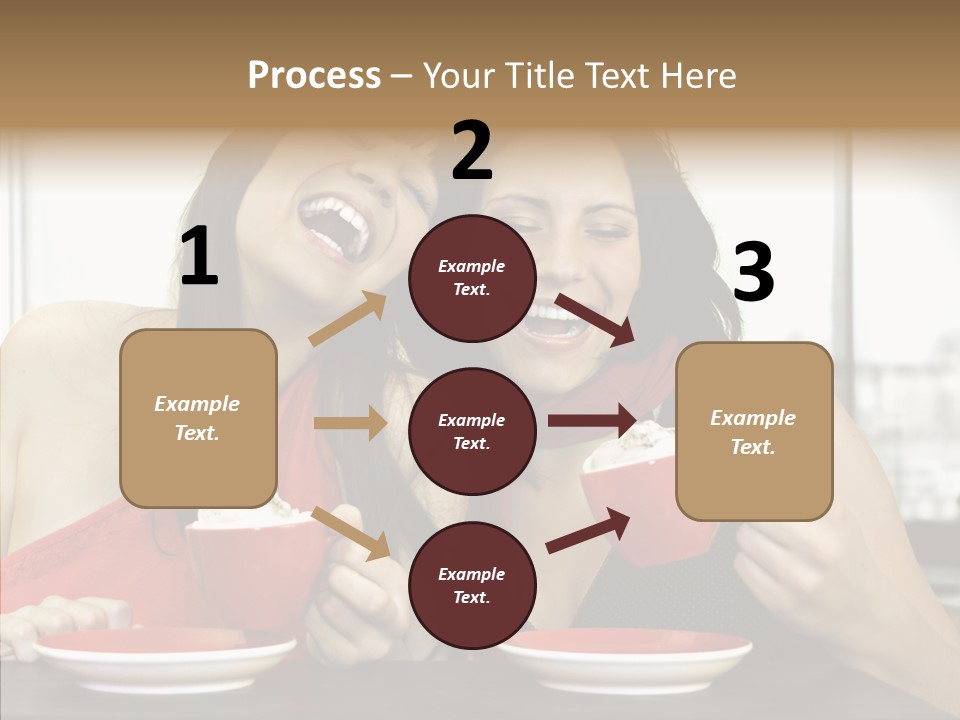 Cheerful Bar Laughing PowerPoint Template