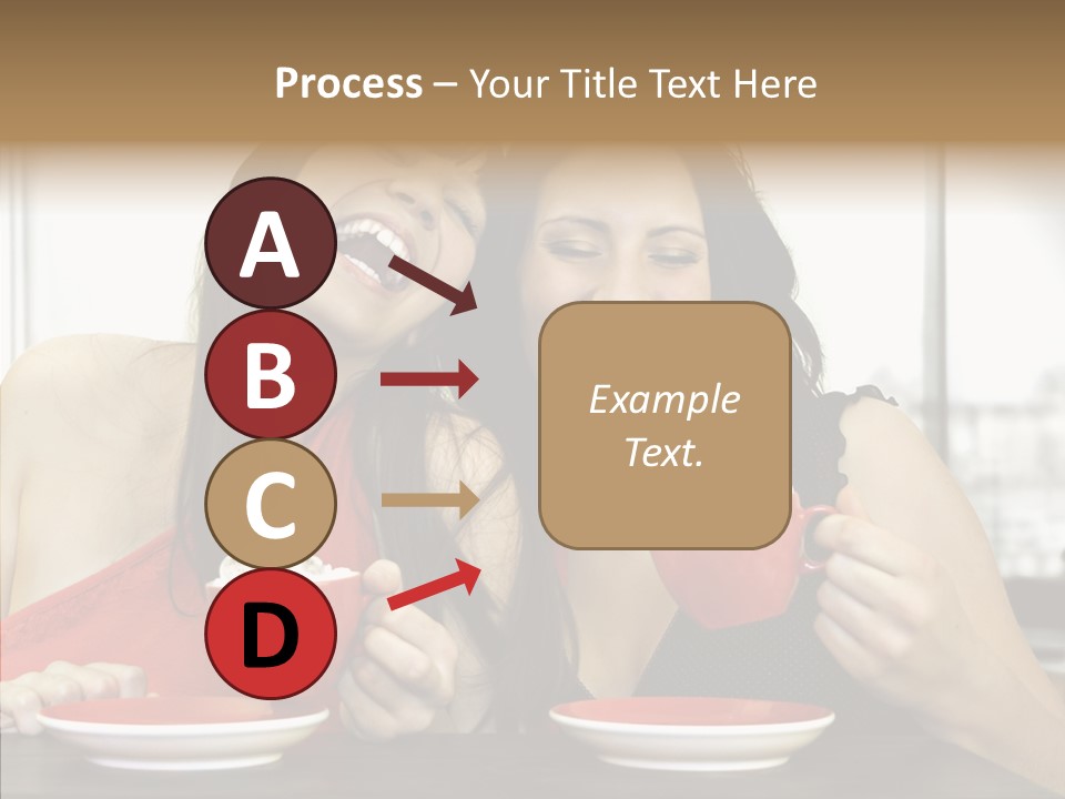 Cheerful Bar Laughing PowerPoint Template