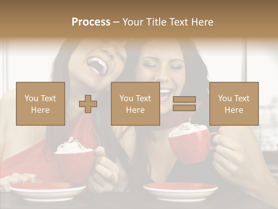 Cheerful Bar Laughing PowerPoint Template