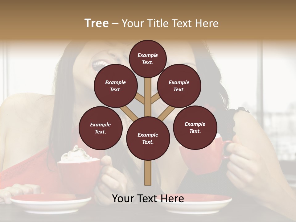 Cheerful Bar Laughing PowerPoint Template