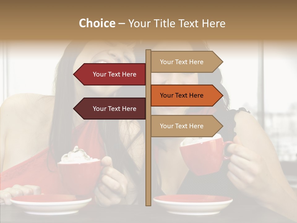 Cheerful Bar Laughing PowerPoint Template