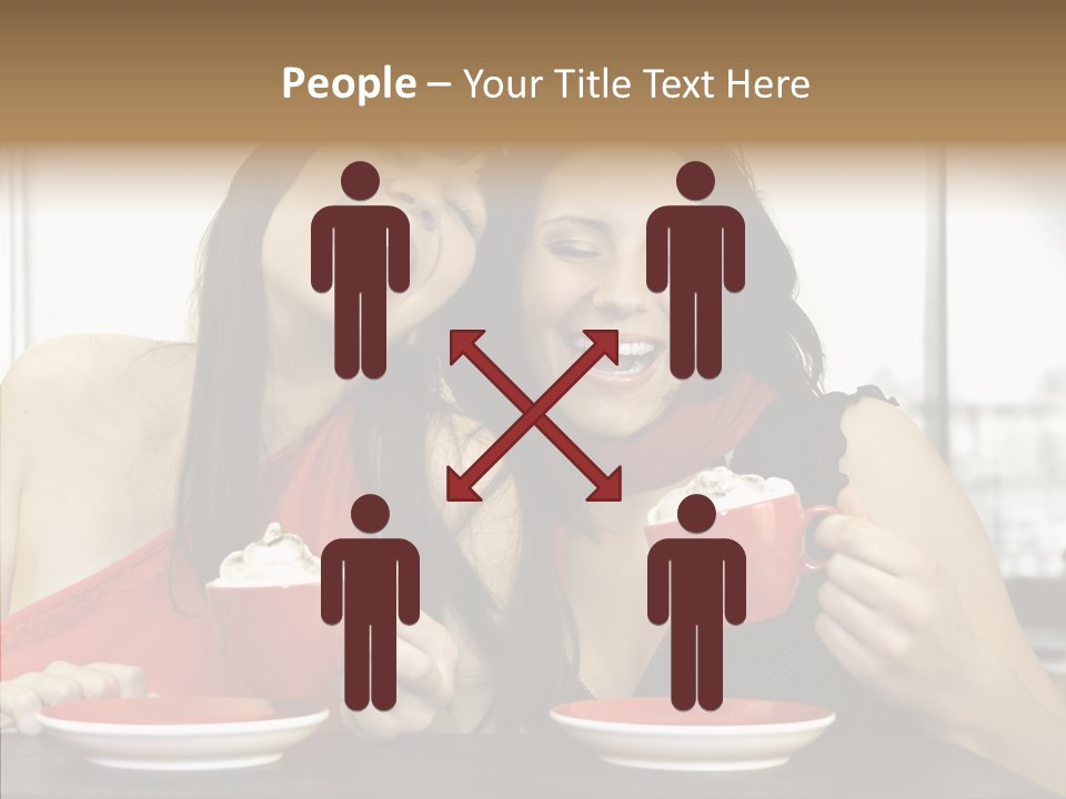 Cheerful Bar Laughing PowerPoint Template