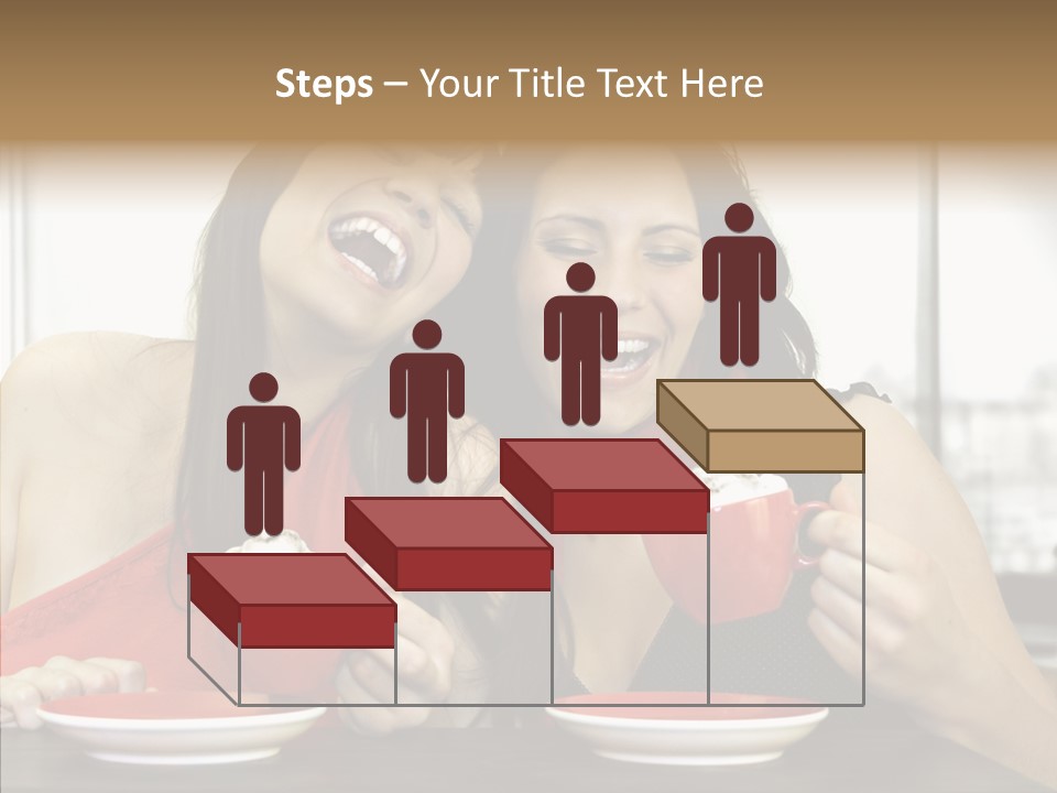 Cheerful Bar Laughing PowerPoint Template