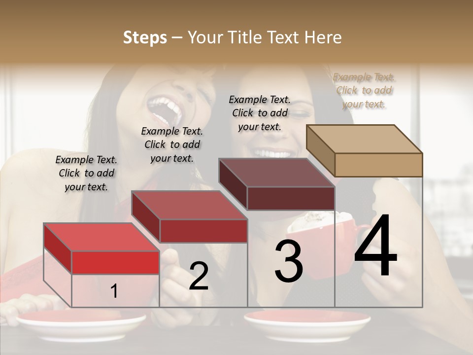 Cheerful Bar Laughing PowerPoint Template