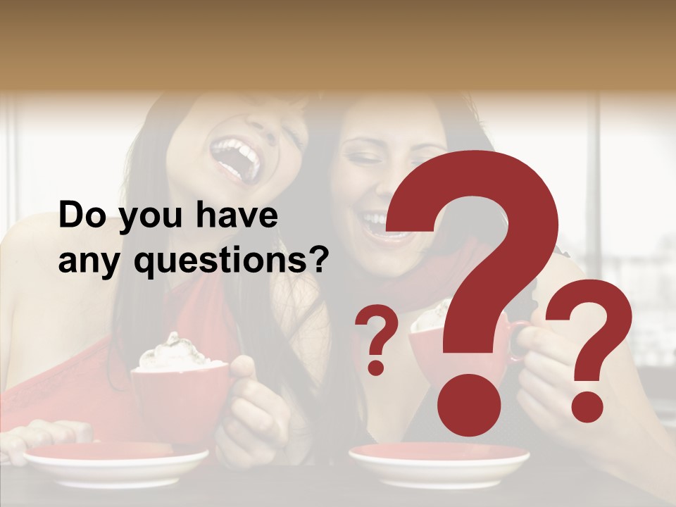 Cheerful Bar Laughing PowerPoint Template