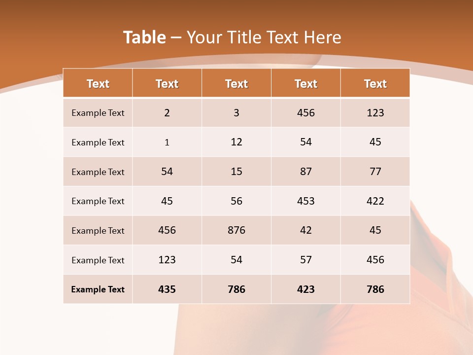 Fun Isolated Athletic PowerPoint Template