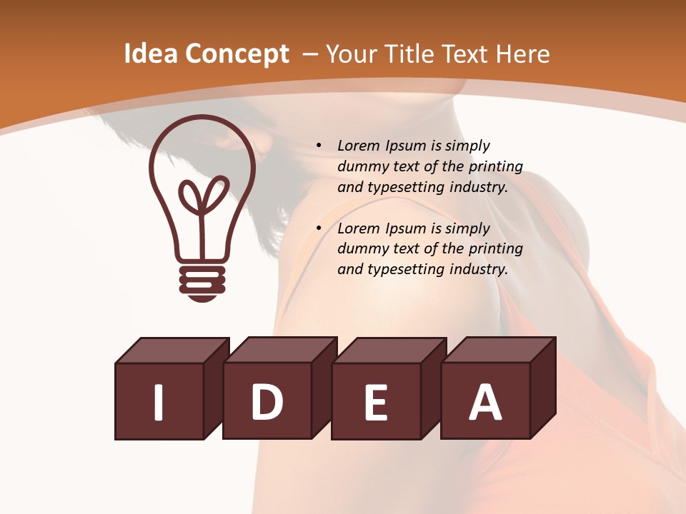 Fun Isolated Athletic PowerPoint Template