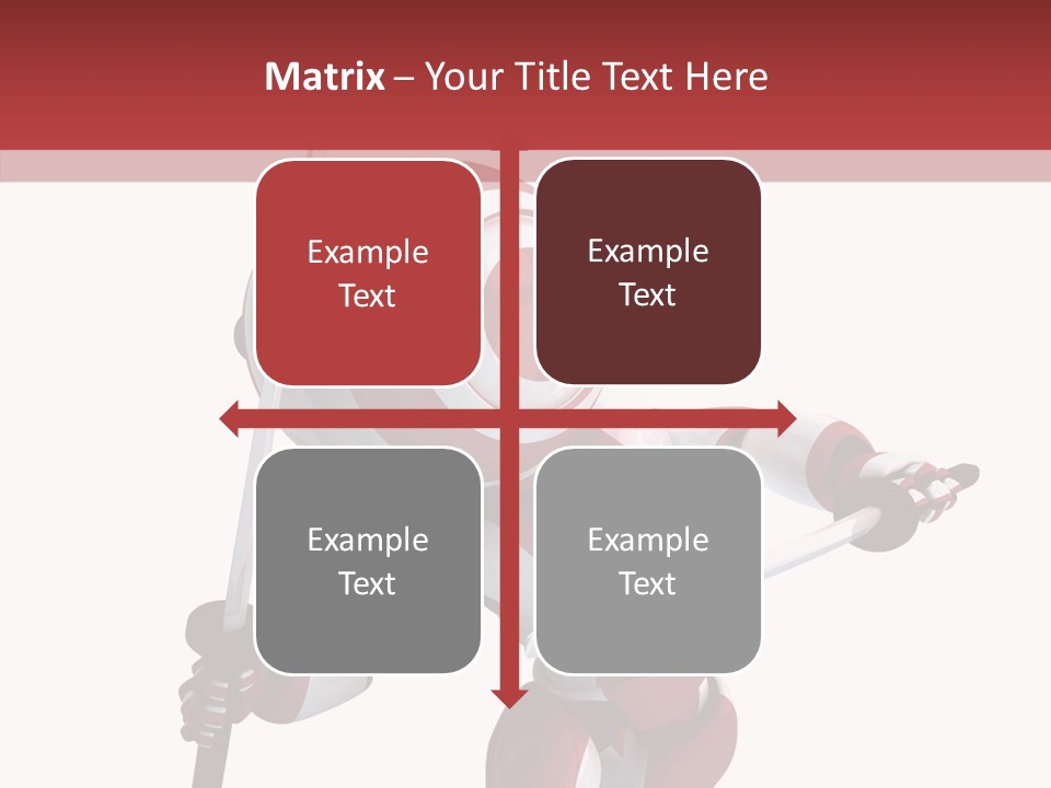 Futuristic Plastic Cyborg PowerPoint Template