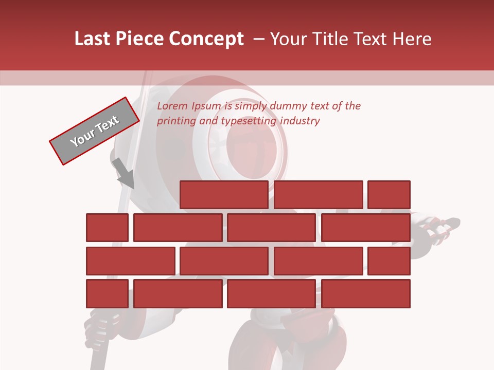 Futuristic Plastic Cyborg PowerPoint Template