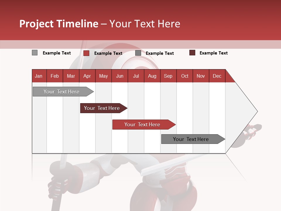 Futuristic Plastic Cyborg PowerPoint Template