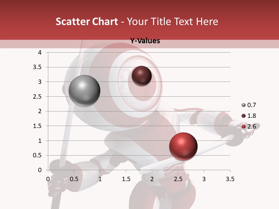 Futuristic Plastic Cyborg PowerPoint Template