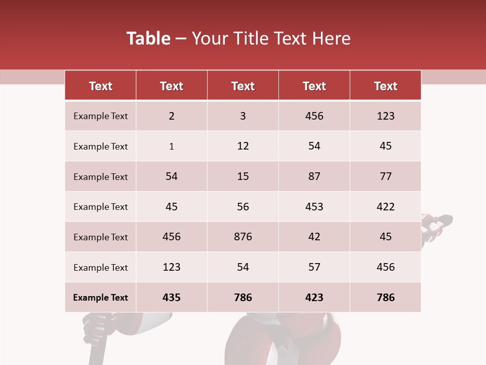 Futuristic Plastic Cyborg PowerPoint Template