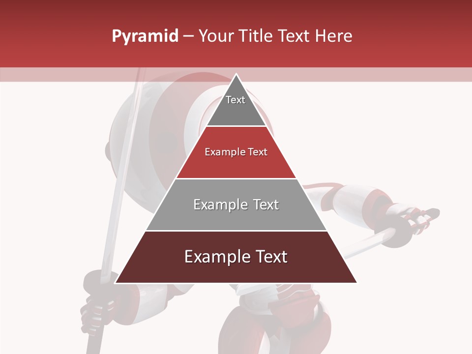 Futuristic Plastic Cyborg PowerPoint Template