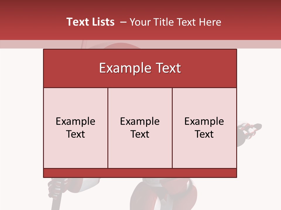 Futuristic Plastic Cyborg PowerPoint Template
