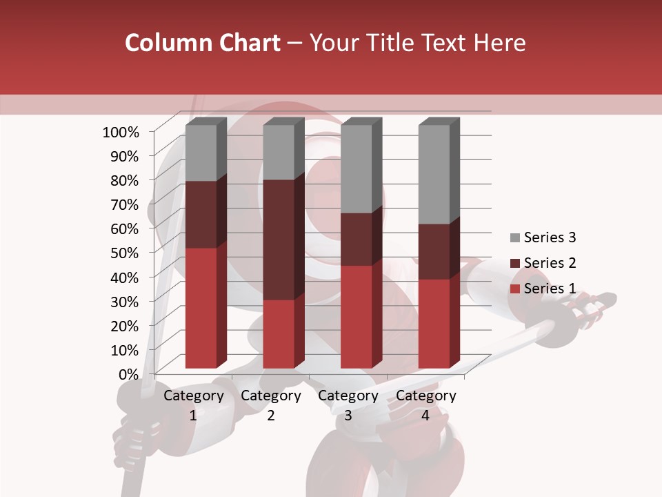 Futuristic Plastic Cyborg PowerPoint Template