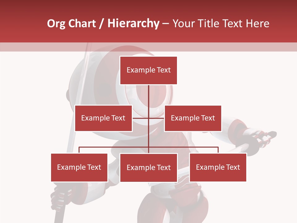 Futuristic Plastic Cyborg PowerPoint Template