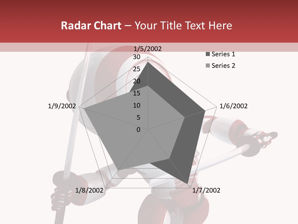 Futuristic Plastic Cyborg PowerPoint Template