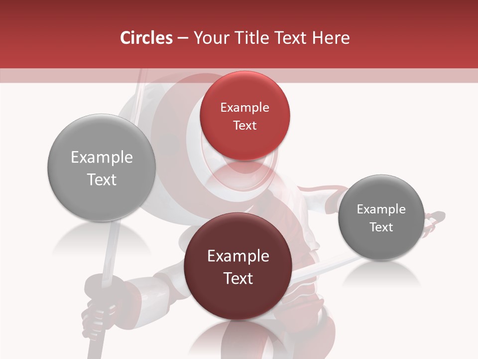 Futuristic Plastic Cyborg PowerPoint Template