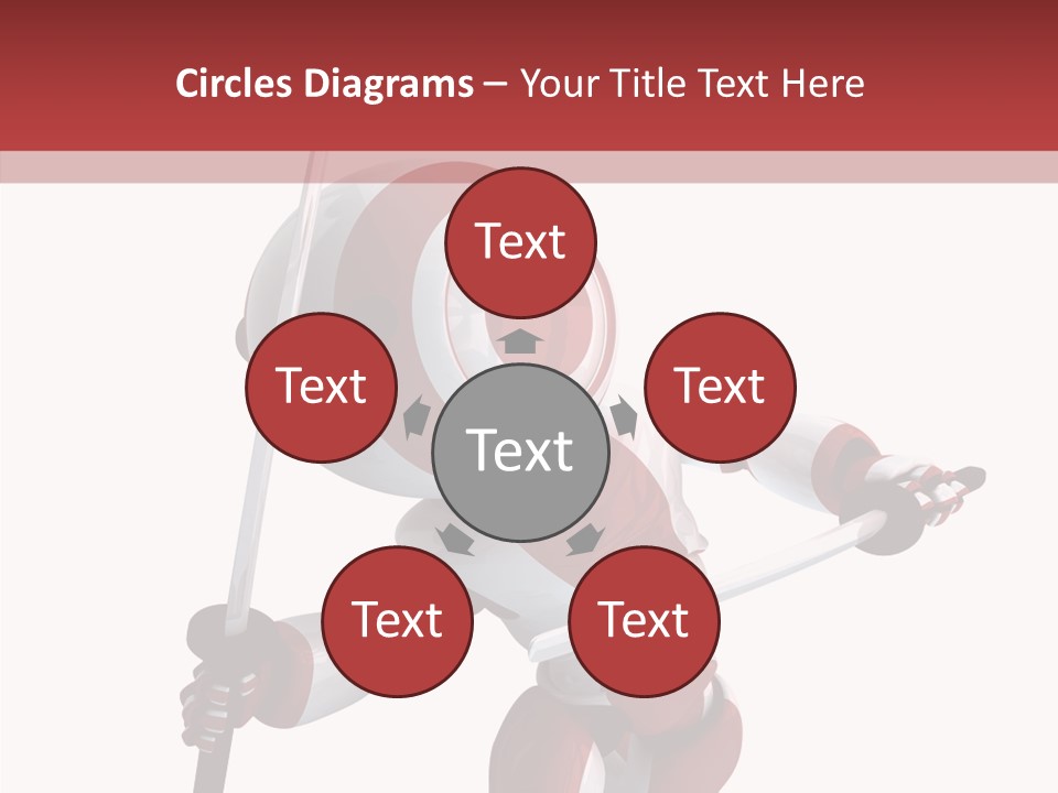 Futuristic Plastic Cyborg PowerPoint Template