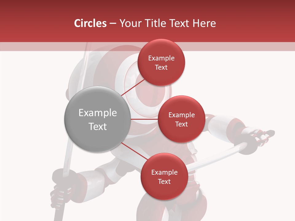 Futuristic Plastic Cyborg PowerPoint Template