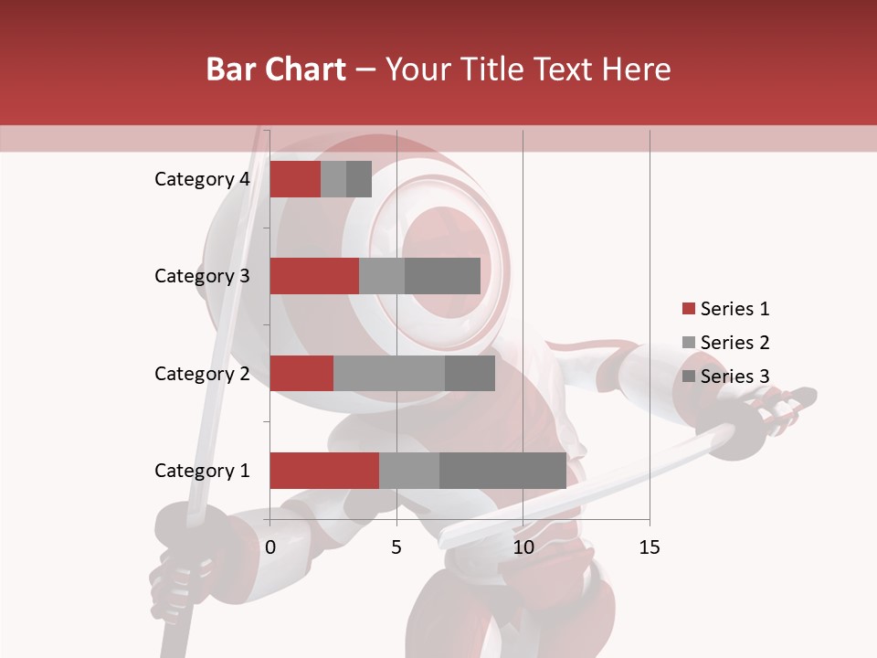 Futuristic Plastic Cyborg PowerPoint Template