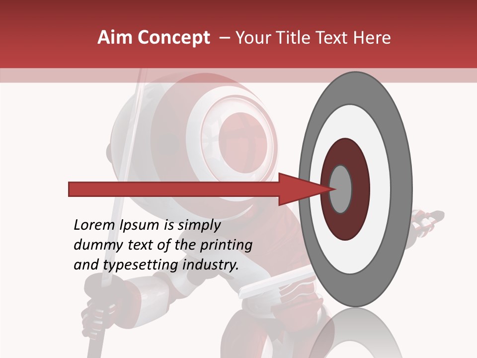 Futuristic Plastic Cyborg PowerPoint Template