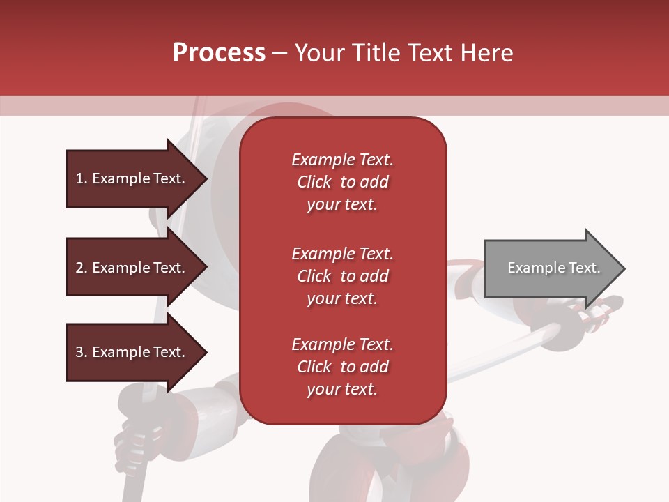 Futuristic Plastic Cyborg PowerPoint Template