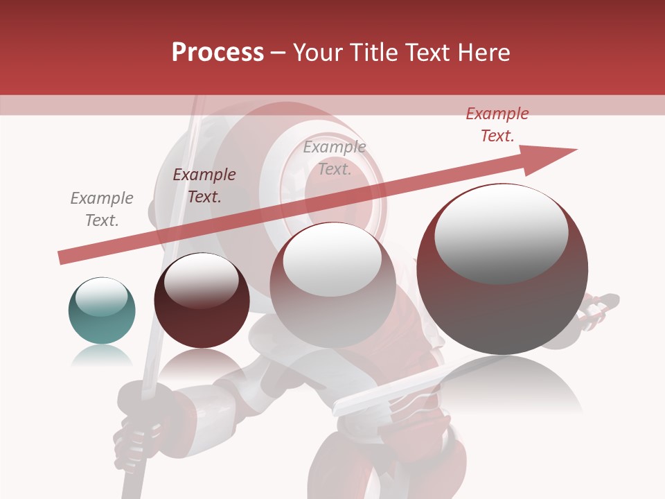 Futuristic Plastic Cyborg PowerPoint Template