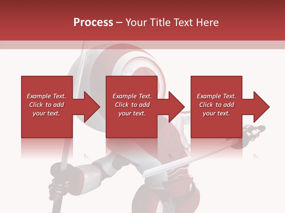 Futuristic Plastic Cyborg PowerPoint Template
