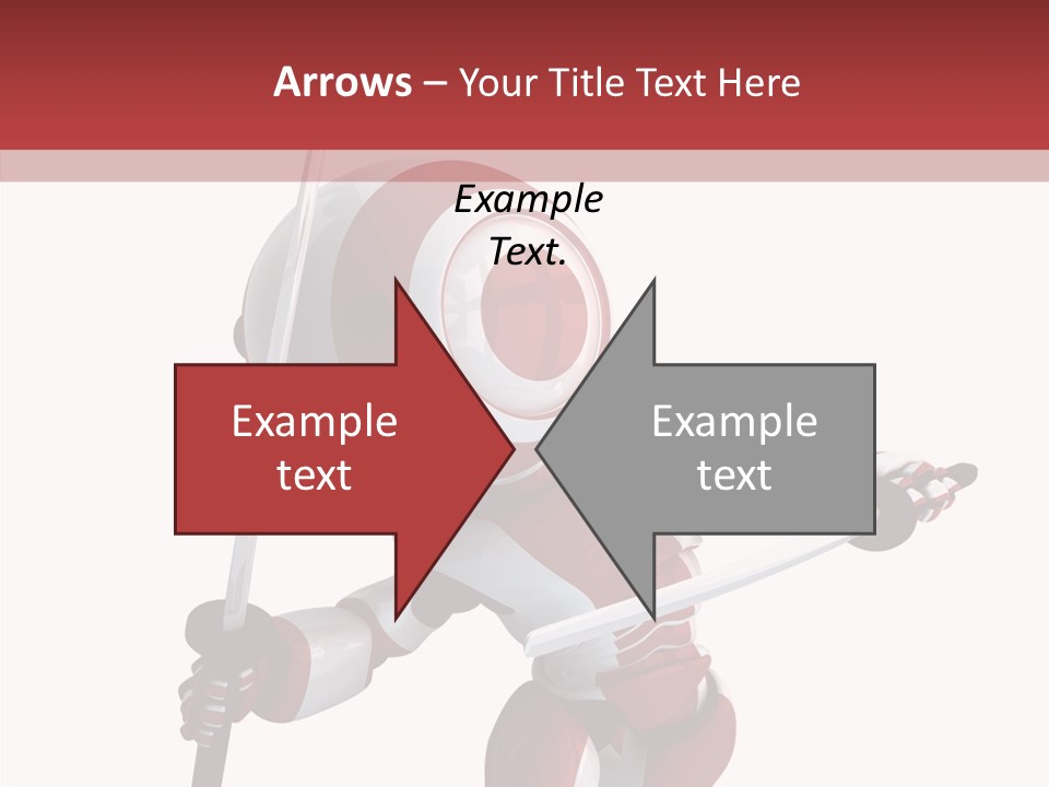 Futuristic Plastic Cyborg PowerPoint Template