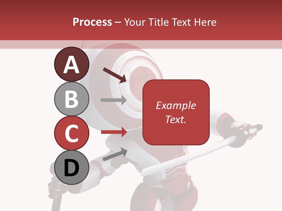 Futuristic Plastic Cyborg PowerPoint Template