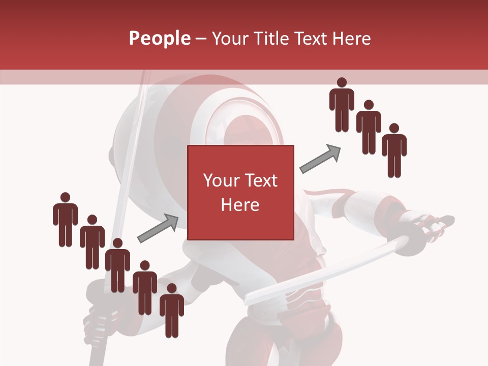 Futuristic Plastic Cyborg PowerPoint Template