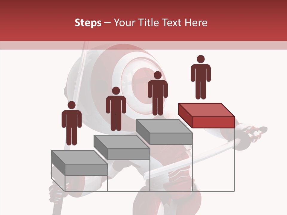 Futuristic Plastic Cyborg PowerPoint Template