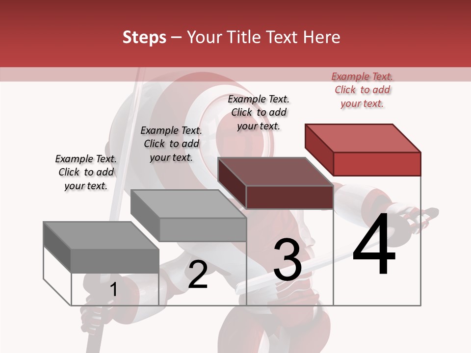 Futuristic Plastic Cyborg PowerPoint Template