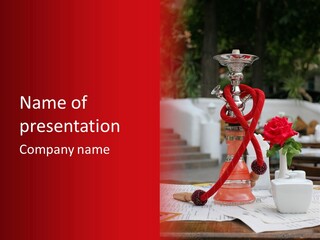 Rose East Yard PowerPoint Template