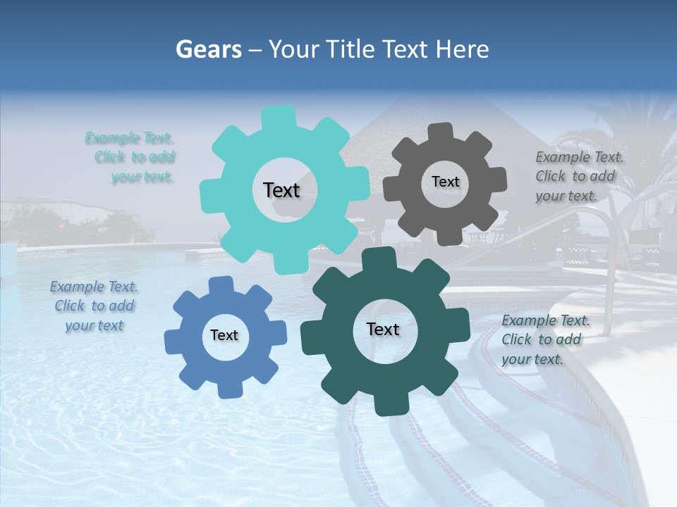 Swim Straw Luxury PowerPoint Template