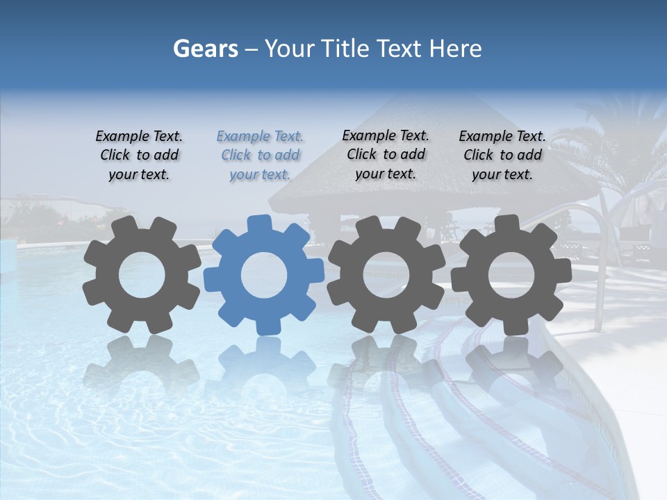 Swim Straw Luxury PowerPoint Template